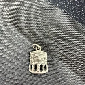Silver Peruzzi Italy / Charm Pendant - 925 -  vintage charm circa 1940